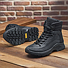 Тактичні берці зимові чорні, військові черевики зима, армійське взуття на зиму для зсу, розміри: 37-48, фото 4