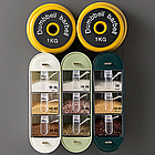Настінний органайзер для спецій Spice organizer, Білий / Підвісний органайзер для круп / Органайзер для кухні, фото 9