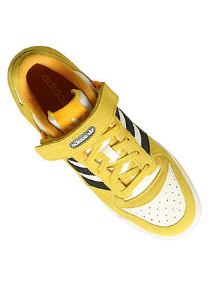 Кросівки чоловічі Adidas Forum Low Yellow/White, фото 3