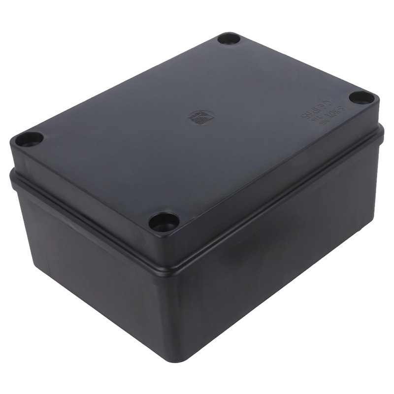 Розподільна коробка чорна Pawbol S-BOX 316C 150x110x70 IP65 без введення, фото 1