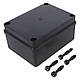 Розподільна коробка чорна Pawbol S-BOX 316C 150x110x70 IP65 без введення, фото 2
