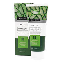 Пінка для вмивання з екстрактом алое 3W Clinic Aloe Clear Cleansing Foam 180 мл, фото 3