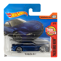Машинка Базовая Hot Wheels '95 Mazda RX-7 Then and Now 1:64 DTW90 Dark Blue