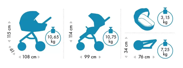 Универсальная коляска 2в1 TUTIS Uno5+ Earth collection