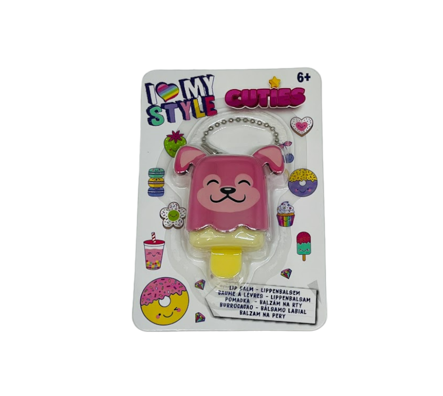 Дитячий блиск для губ з підвіскою I Love Style – Cuties - Песик, арт 018344, 1 шт, Різнокольоровий, фото 1