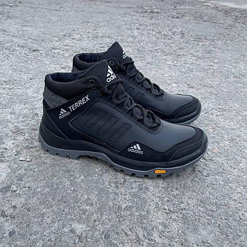 Шкіряні чоловічі зимові кросівки розміри 40-45