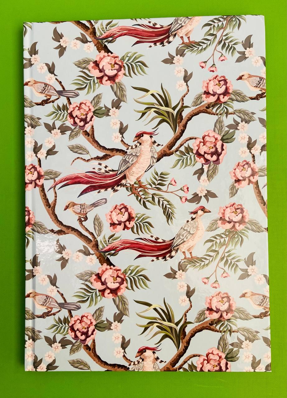 Канц Книга записна А4/96арк. ”Axent” /8422-568-A/ кліт., Birds&Flowers-1 (66944) (1/10)