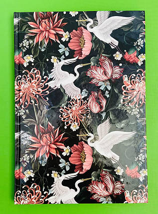 Канц Книга записна А4/96арк. ”Axent” /8422-569-A/ кліт., Birds&Flowers-2 (66945) (1/10), фото 1