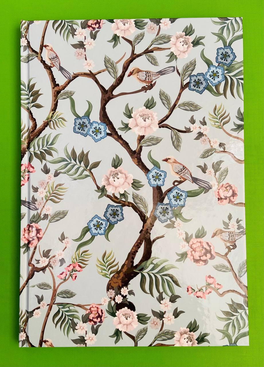 Канц Книга записна А4/96арк. ”Axent” /8422-570-A/ кліт., Birds&Flowers-3 (66946) (1/10)