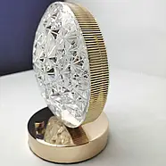 Настільний Круглий кришталевий світильник із сенсорним керуванням Creatice Table Lamp19, фото 7