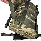 Штурмовий рюкзак 5-7л., на плитоноску та з плечовими знімними лямками, піксель, ШР20., фото 5