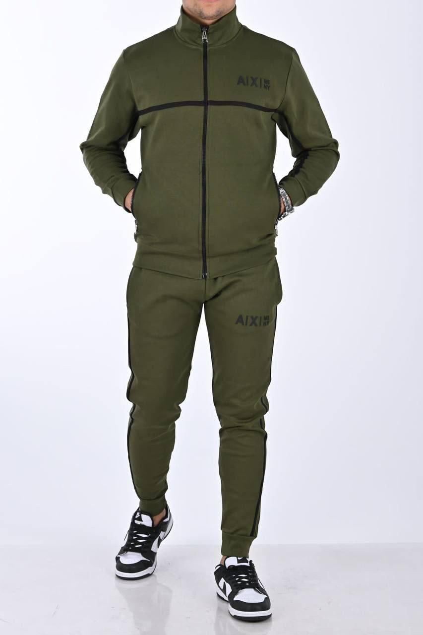 Чоловічий спортивний костюм Armani Exchange CK7003 хакі М, XXL, фото 1