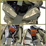 Штурмовий рюкзак 5-7л., на плитоноску та з плечовими знімними лямками, піксель, ШР20., фото 8