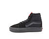 Чоловічі та жіночі зимові кеди Vans Sk8-Hi Mid Black (чорні) Високі кеди Ванс СК-8 Хай Мід замш хутро Унісекс В'єтнам, фото 6