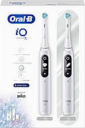 Набір електричних зубних щіток Braun Oral-B iO Series 7 Duo White, фото 2