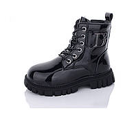 Зимние ботинки для девочек Леопард G8022-B1/27 Черный 27 размер