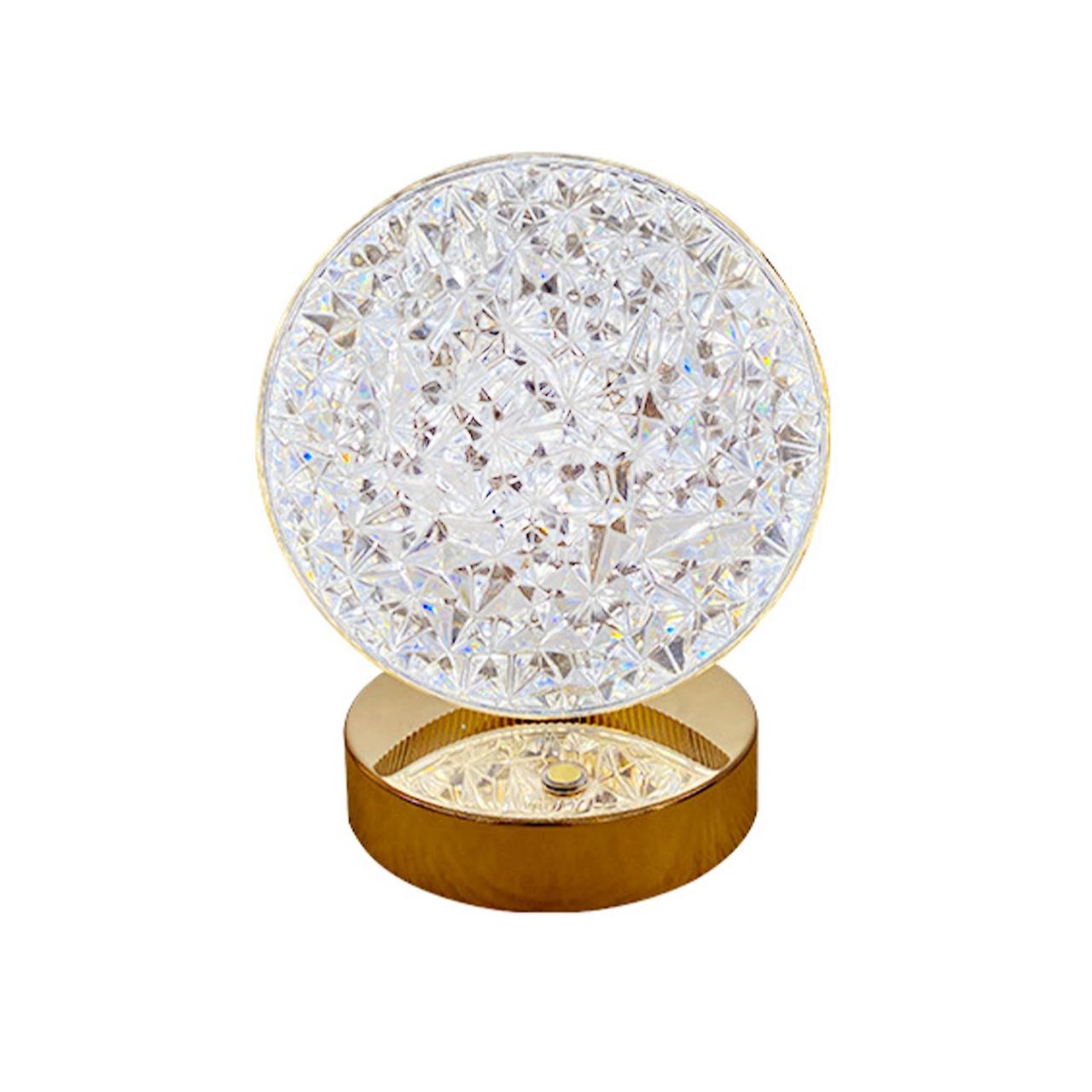 Настільний Круглий кришталевий світильник із сенсорним керуванням Creatice Table Lamp19, фото 1