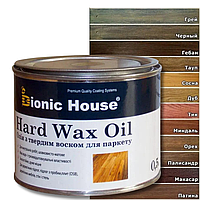 Масло-воск для паркета и деревянного пола Bionic House Hard Wax Oil 0,5 л Бесцветный