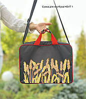 Сумка для ноутбука під вишивку колоски