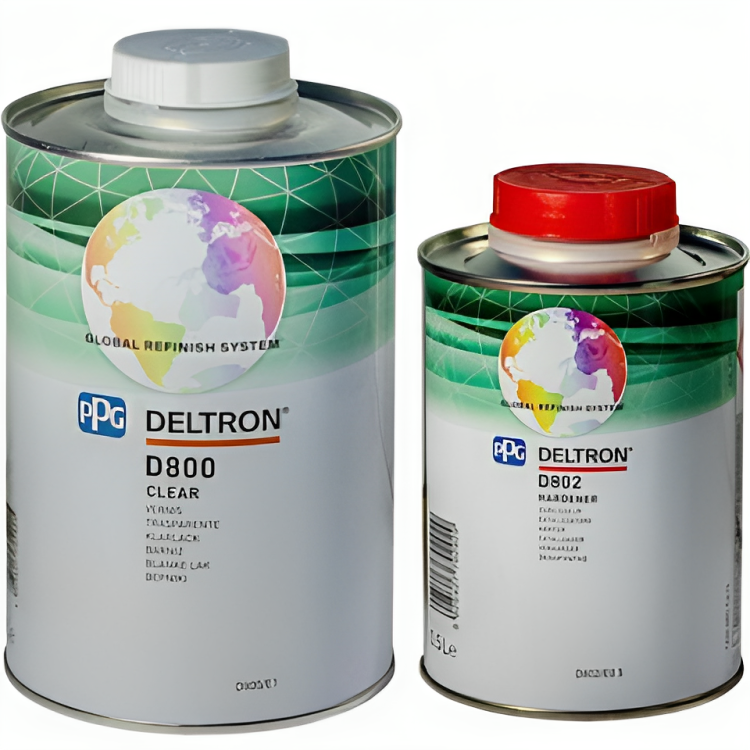 Лак акриловий PPG Deltron D800 2:1 MS/LS, 1 л + 500 мл Комплект, фото 1