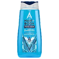 Гель-шампунь  для чоловіків для миття волосся та тіла Astonish Hair & Body For Men 2in1 Invigorating Ocean Fresh 400 мл