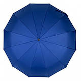Парасолька автомат жіноча TheBest 140 (88848-4-E) 12 спиць Синій, фото 2