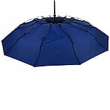 Парасолька автомат жіноча TheBest 140 (88848-4-E) 12 спиць Синій, фото 5
