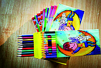 Карандаши цветные пластиковые 12 цветов