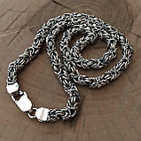 Срібний ланцюжок плетіння Королівський лисячий хвіст, фото 3