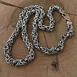 Срібний ланцюжок плетіння Королівський лисячий хвіст, фото 4