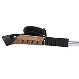 Палиці для скандинавської ходьби+трекінг Antishock телескопічні пара Silver (70507U-E), фото 2