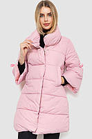 Женская куртка однотонная сезон демисезон цвет пудровый размер L FG_01262