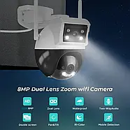 WiFi / IP відеокамера Besder A18Q 8MP з 2 об'єктивами, фото 9
