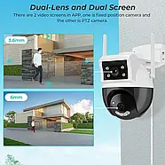WiFi / IP відеокамера Besder A18Q 4MP з 2 об'єктивами, фото 10