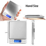 Ваги електронні Professional Digital Table Topscale 6295 - 3000 г (0.1 г) з великою платформою (81038-E), фото 4