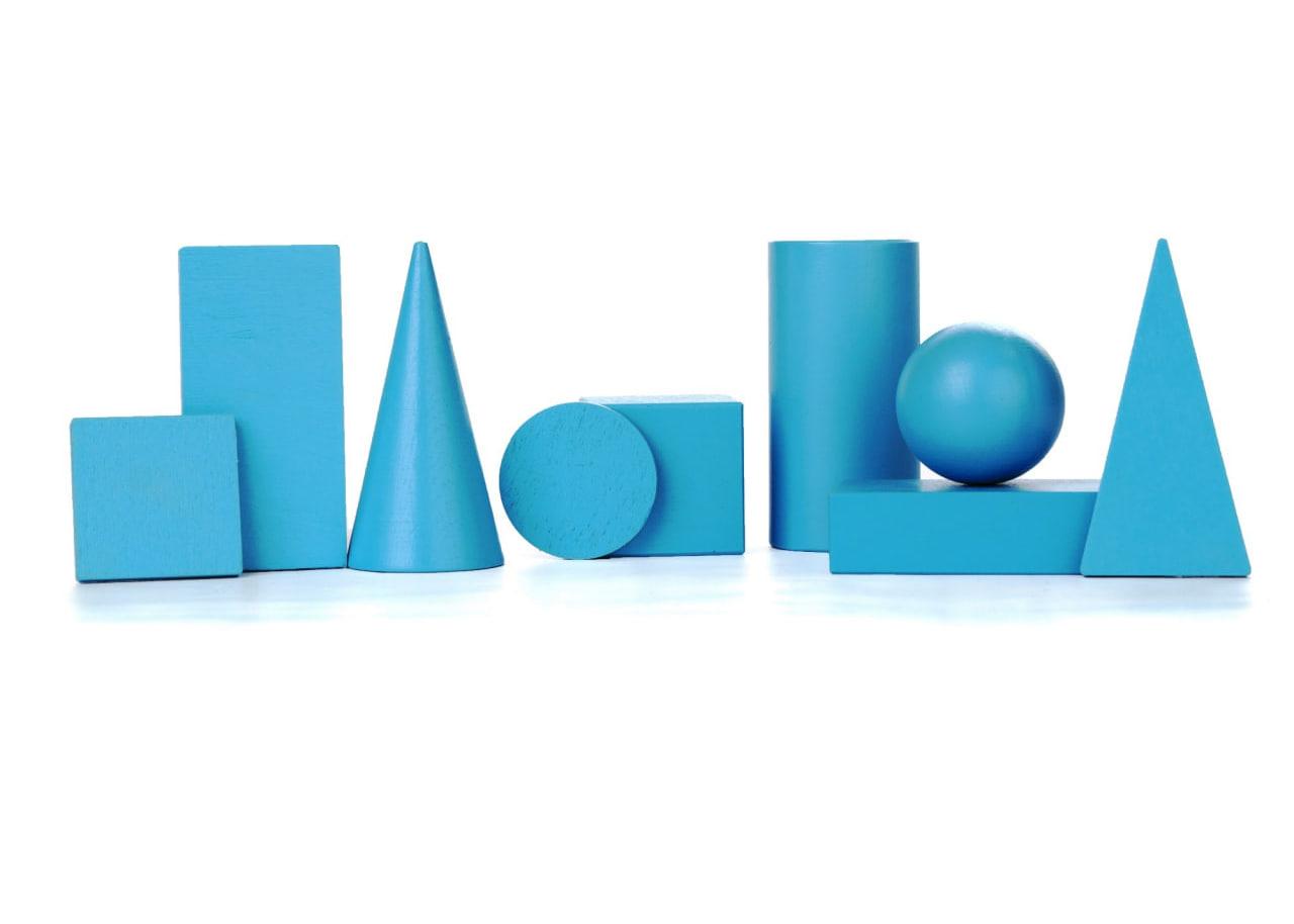 Набір геометричних тіл та фігур 40 мм (роздатковий), фото 1