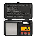 Ваги ювелірні CX-Series Pocket Scale на 200г (0,01г) з гирею 50 г та пінцетом (81030-E), фото 4