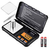 Ваги ювелірні CX-Series Pocket Scale на 200г (0,01г) з гирею 50 г та пінцетом (81030-E), фото 8