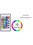 Світлодіодна стрічка SMD 3528 RGB (54 LED/m) 5 метрів на силіконі з блоком та пультом керування (25251-E), фото 7