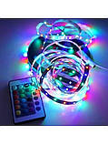 Світлодіодна стрічка SMD 3528 RGB (54 LED/m) 5 метрів на силіконі з блоком та пультом керування (25251-E), фото 8
