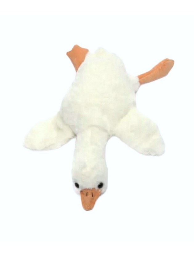 М'яка іграшка подушка Гусь-обіймусь плюшева 50 см Білий (45494-1-E), фото 1