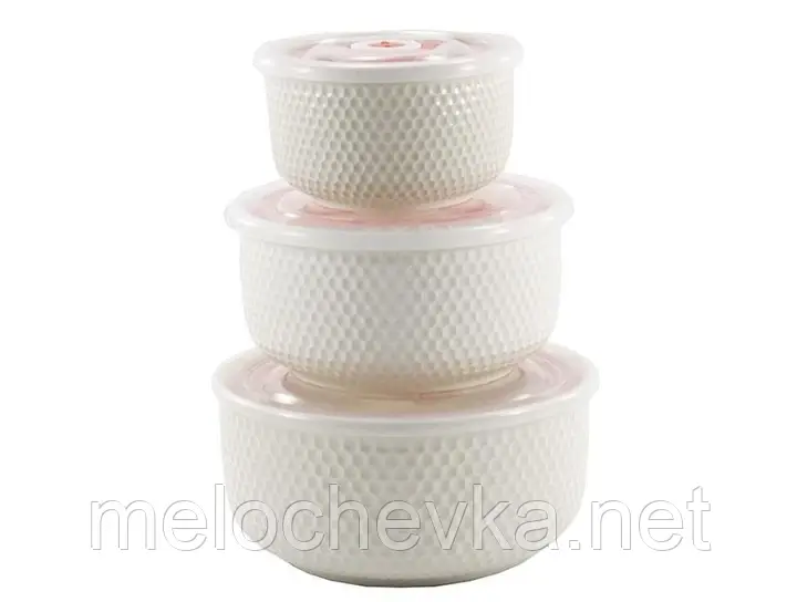 Набір салатниць "Соти" із кришкою 3 шт.