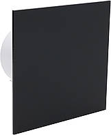 Вытяжной вентилятор с пластиковой панелью AirRoxy dRim 100 S BB BLACK Mat Plexi