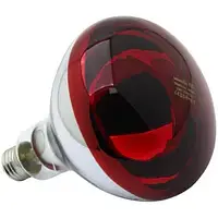 Лампа інфрачервона Lemanso 250W E27 230V на половину червона / LM3828