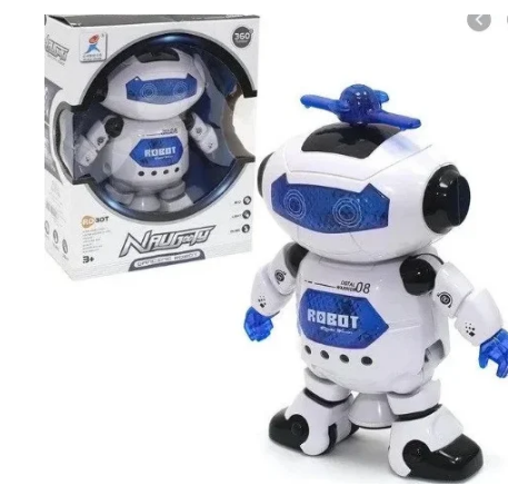 Интерактивная игрушка танцующий робот Dance 99444-2 (серый) детский ходячий робот - фото 9 - id-p2008246521