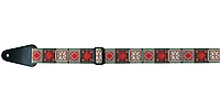 Ремень для гитары Fire&Stone Folk Jacquard (Red Silver Black)