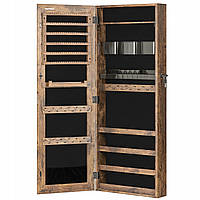 Дзеркало шафи підвісна для біжутерії Коричневий SE0826