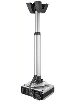 Кронштейн для проєктора телескопічний стельовий Vogel's PPC1540W (білий), фото 4