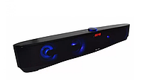 Мобильная колонка со светом Bluetooth MLL209 аудио панель 3D звук акустическая влагозащитная.