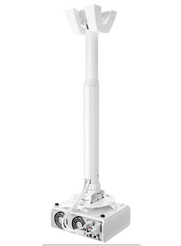 Кронштейн для проєктора телескопічний стельовий Vogel's PPC1540W (білий)